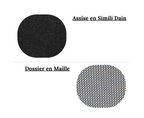 Chaise ergonomique - Appuie-tête, Accoudoirs & Soutien Lombaire Réglables