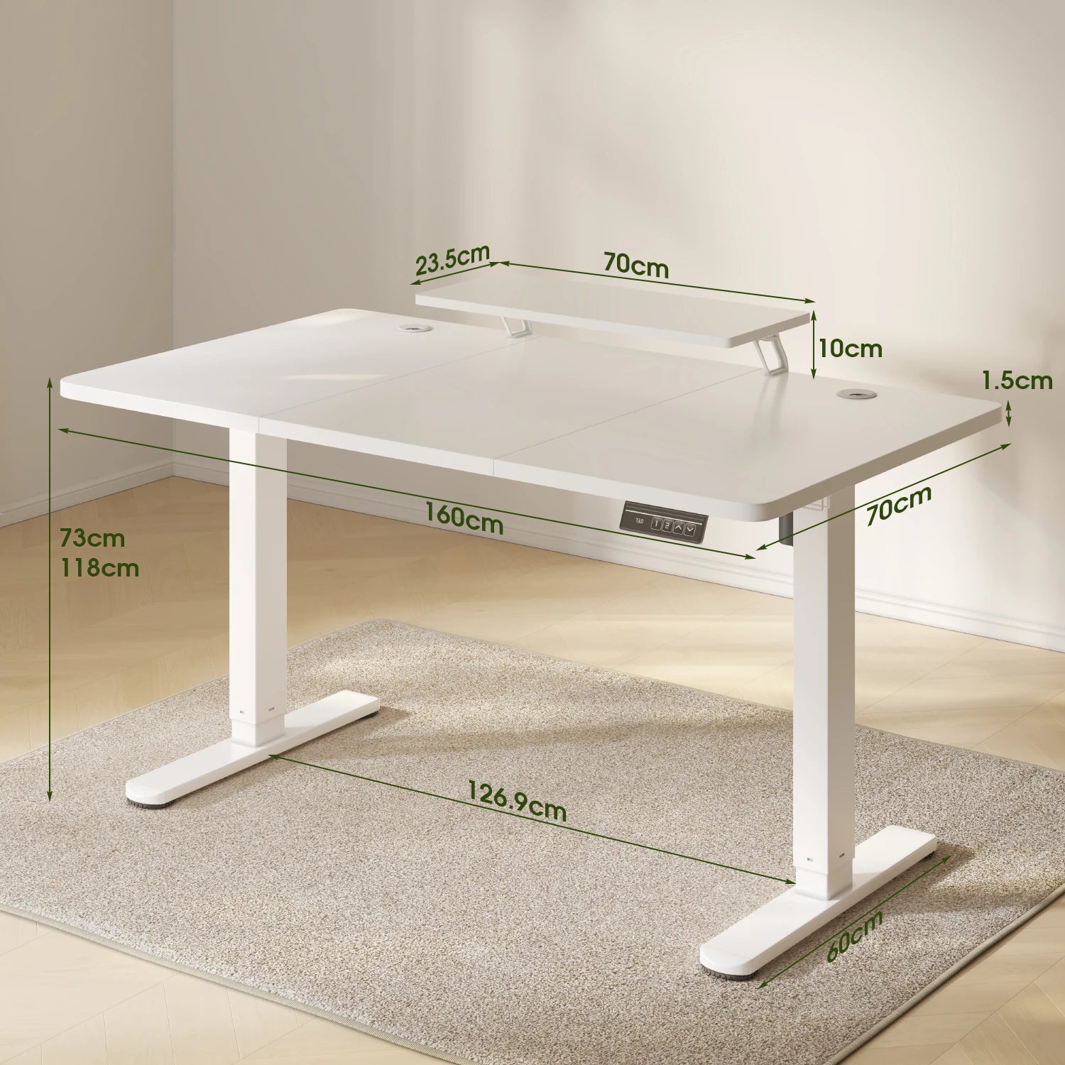 Bureau home office ergonomique – Conçu pour PC fixe