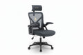 Chaise ergonomique - Appuie-tête, Accoudoirs & Soutien Lombaire Réglables