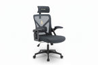 Chaise ergonomique - Appuie-tête, Accoudoirs & Soutien Lombaire Réglables
