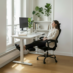 Chaise ergonomique inclinable | accoudoirs et appuie-tête ajustables, soutien dorsal renforcé